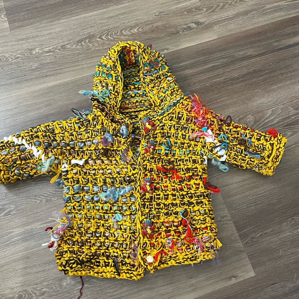 Unique children’s sweater- handmade